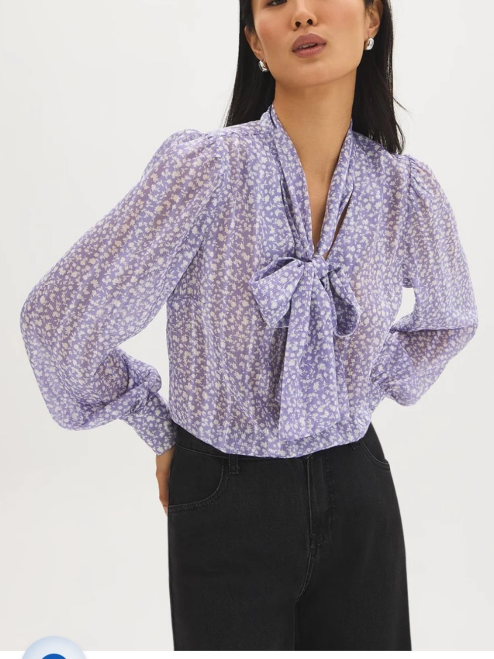 Daisy Print Blouse